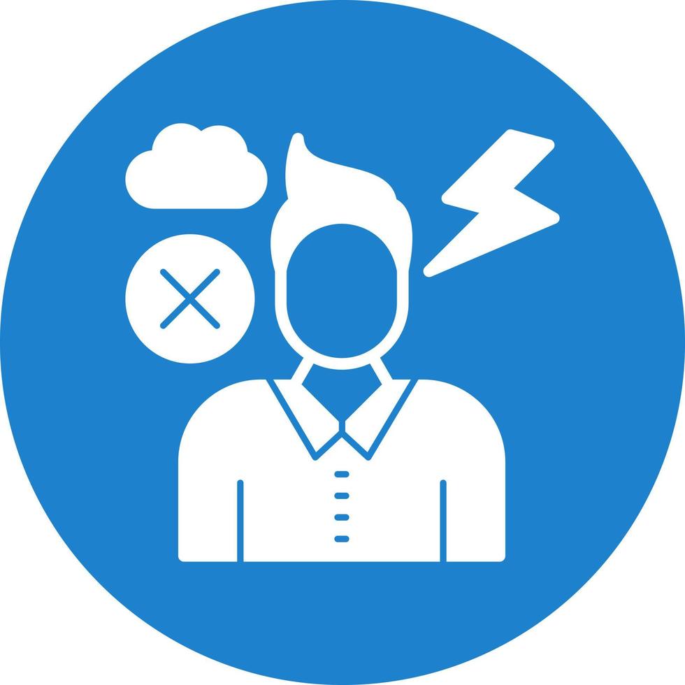 Anxiety Vector Icon Design