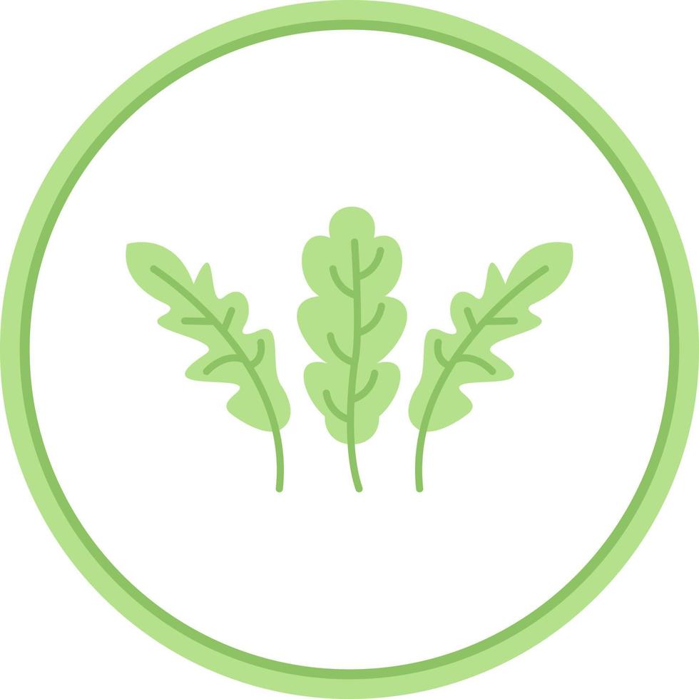 Arugula Vector Icon Design