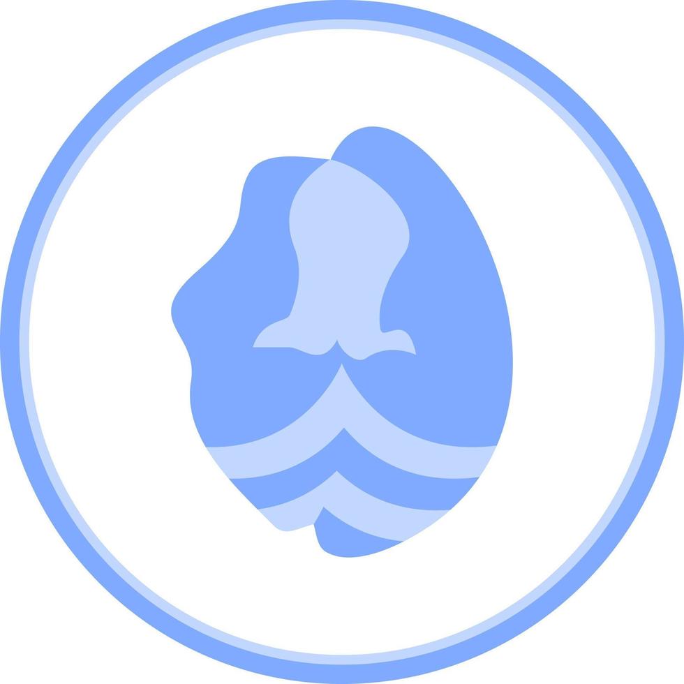 Pea Flower Vector Icon Design
