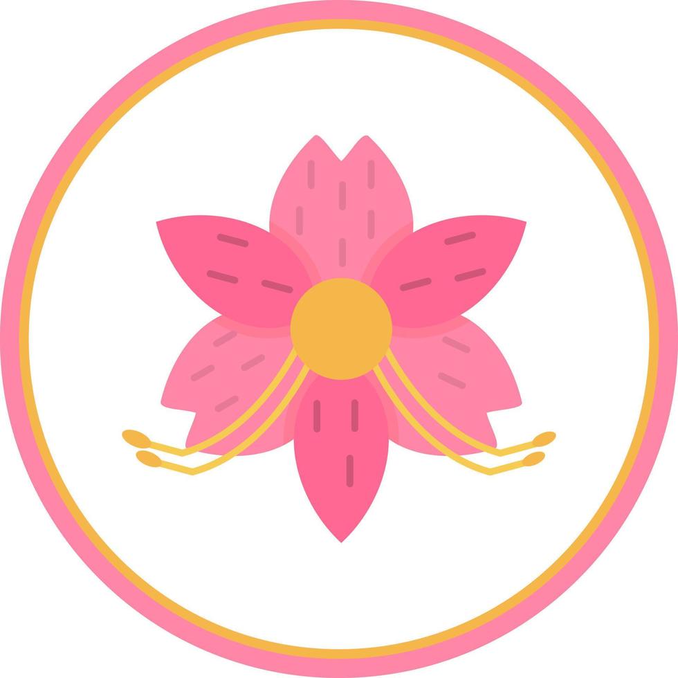 Alstroemeria Vector Icon Design