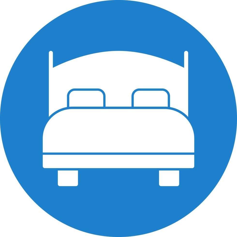 Bed Vector Icon Design