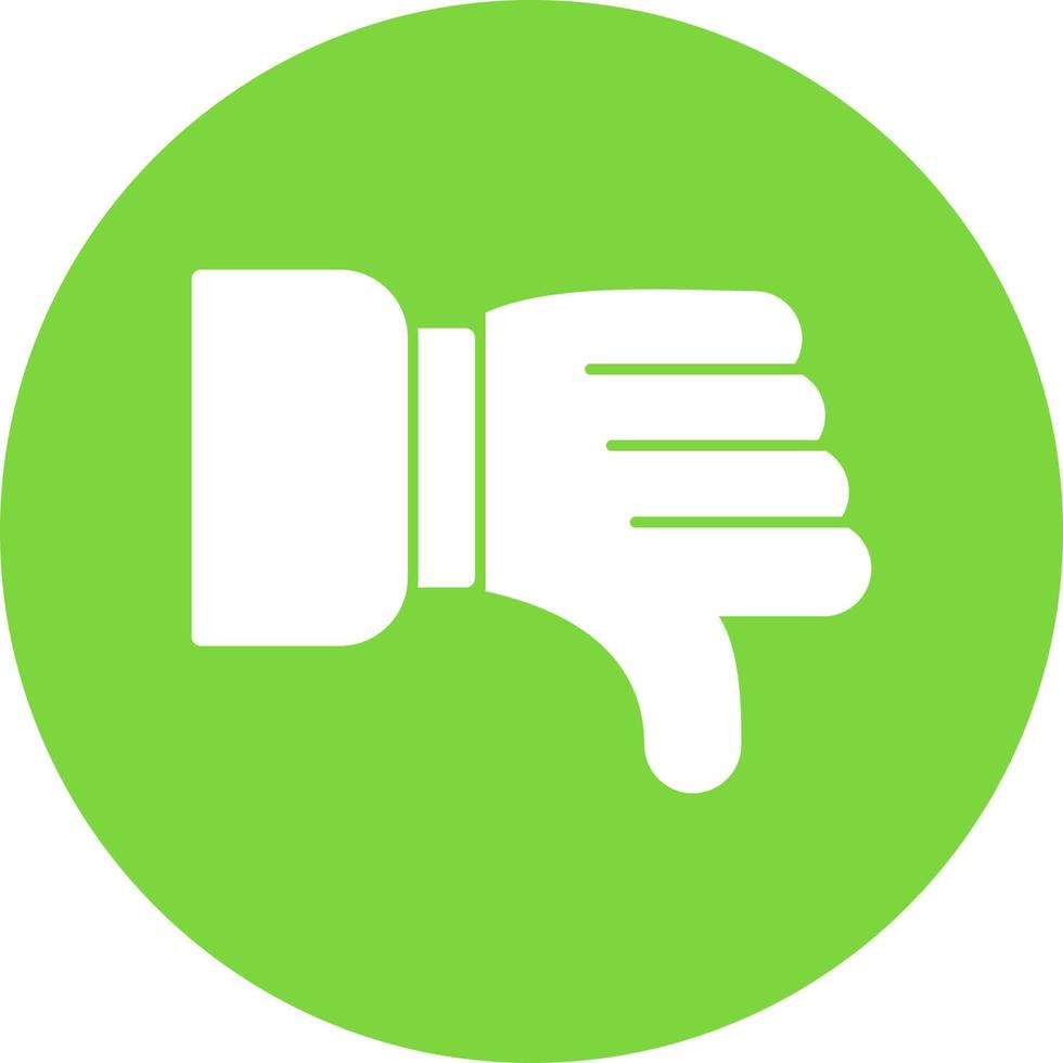 Dislike Vector Icon Design