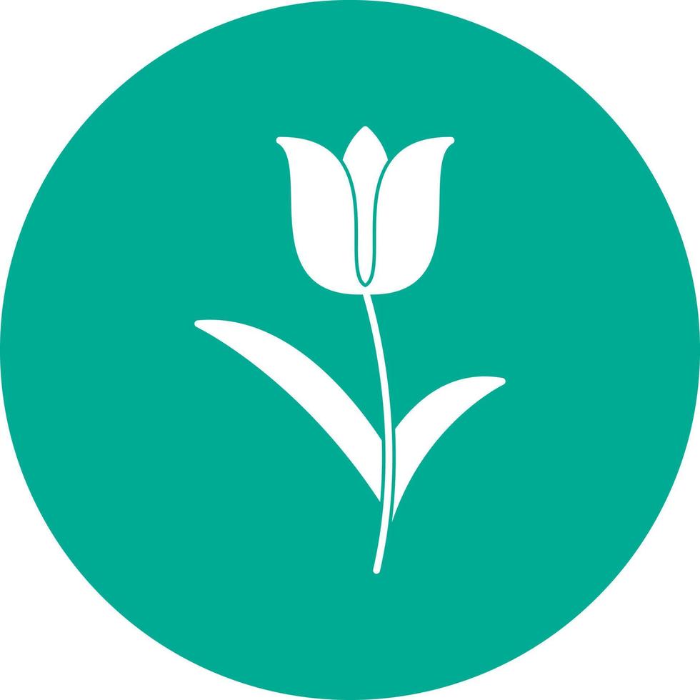 Tulip Vector Icon Design