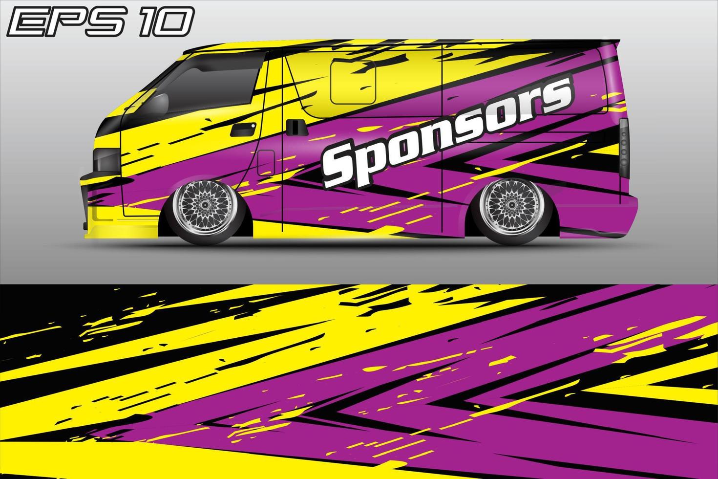 Automotive travel van car wrap livery sticker design template 16501573 Vector Art at Vecteezy