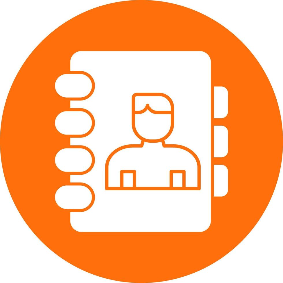 Contacts Vector Icon Design