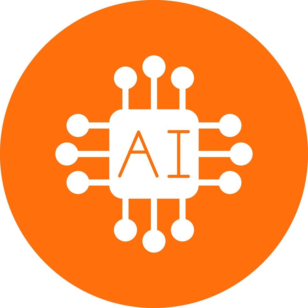 Artifical Intelligence Vector Icon Design