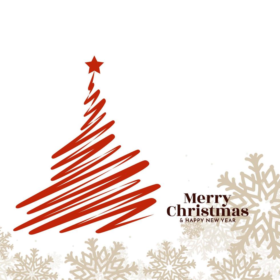 Beautiful Merry Christmas festival elegant background design vector