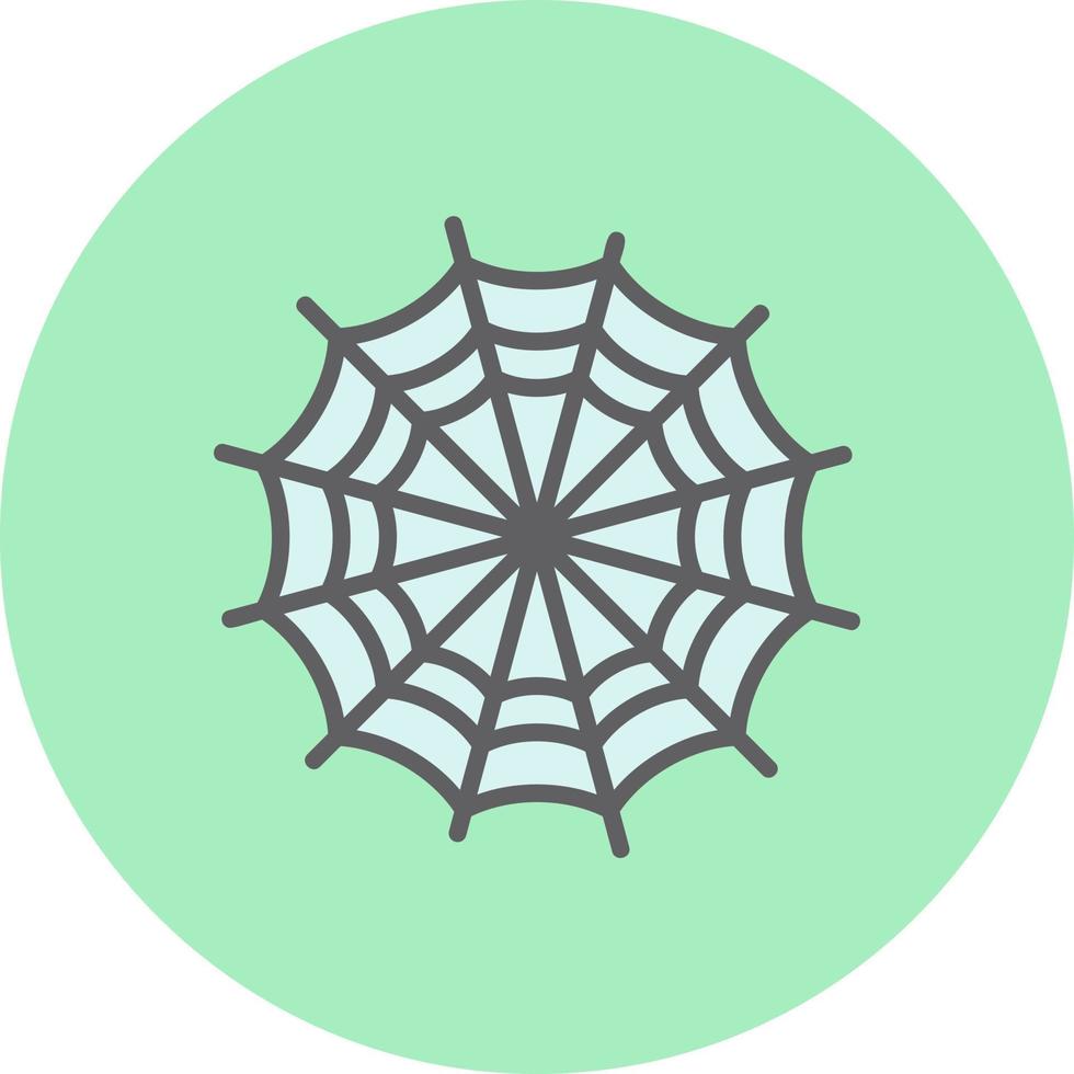 icono de vector de tela de araña