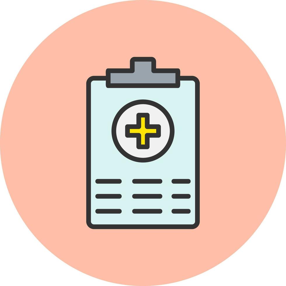 Medical Report Vector Icon