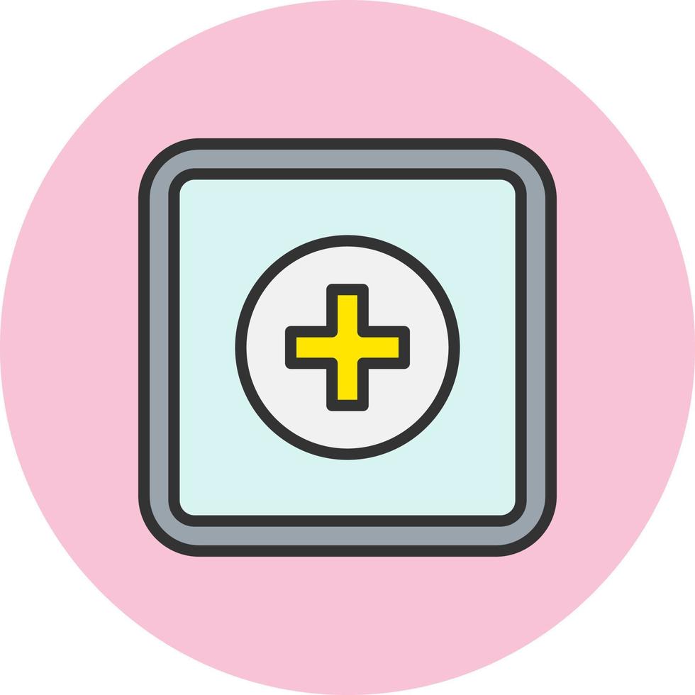 icono de vector de símbolo de primeros auxilios