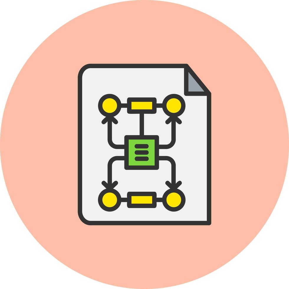 Algorithm Vector Icon