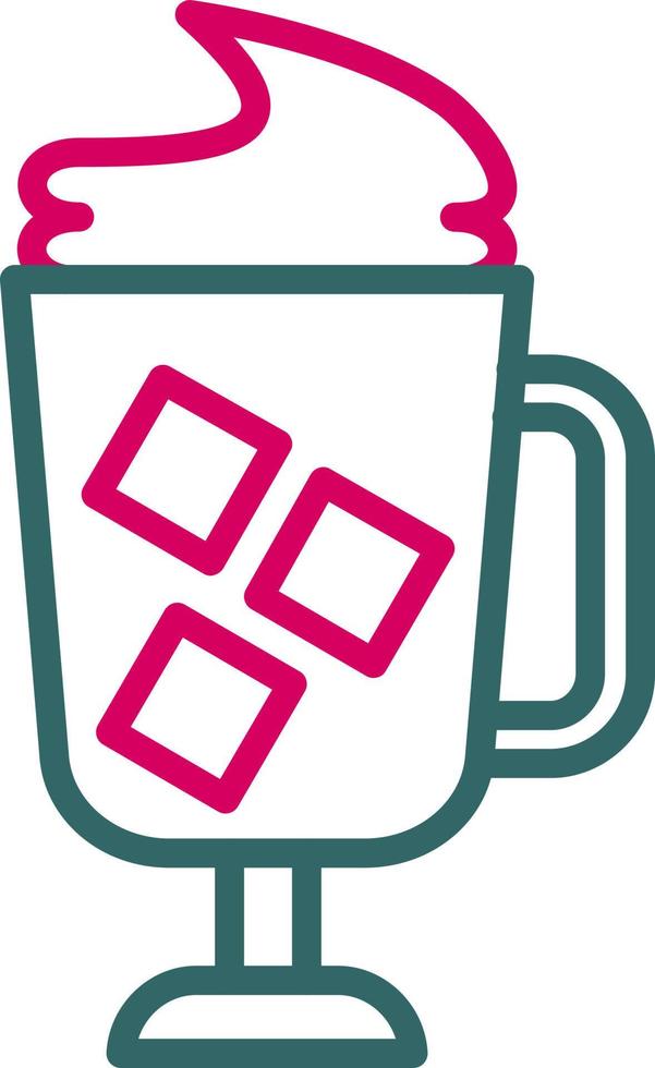 Ice Coffe Vector Icon