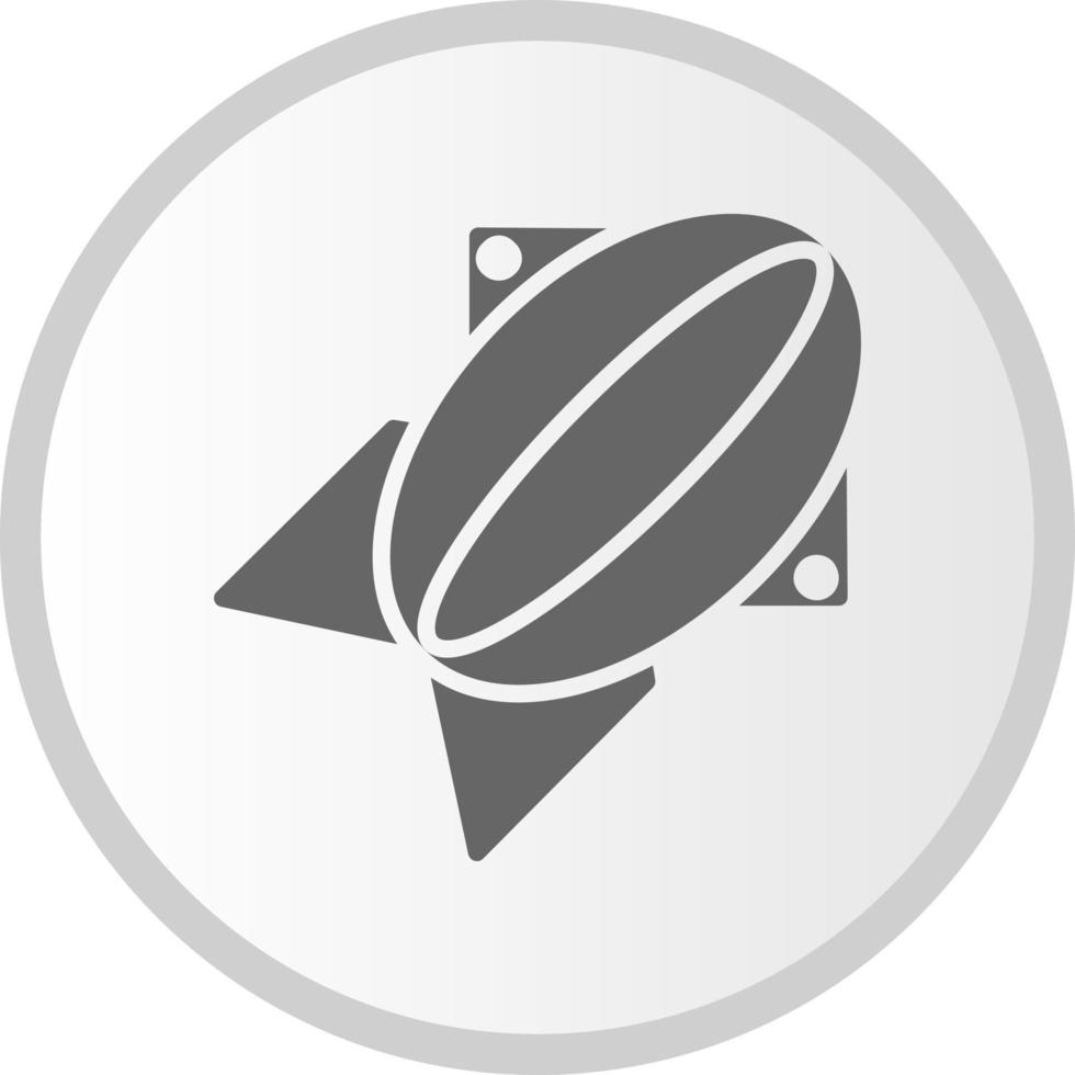 Blimp Vector Icon