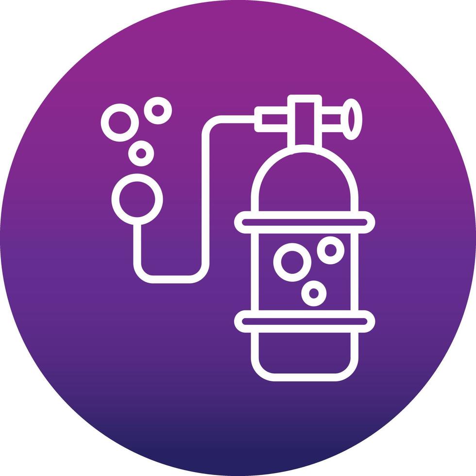 Oxygen Cylinder Vector Icon