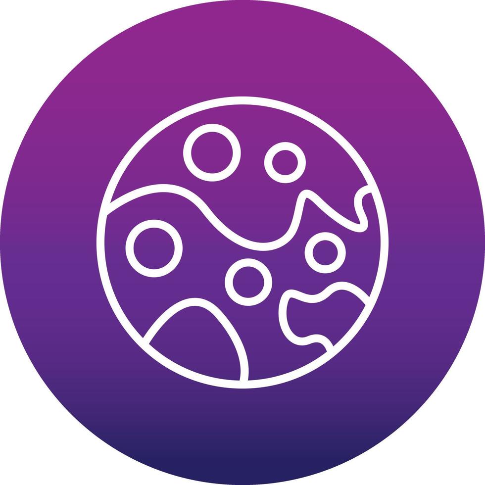 Mars Vector Icon