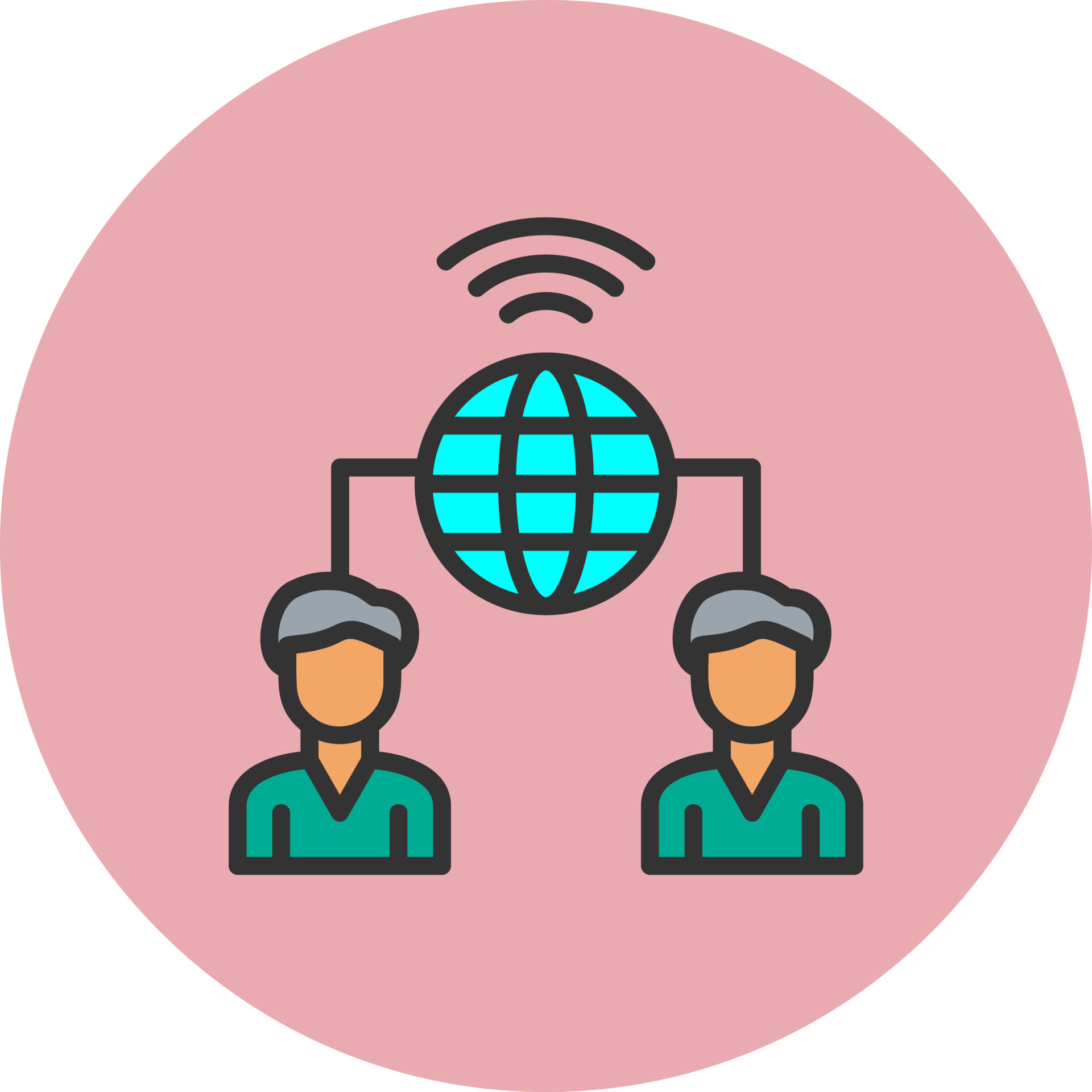 Network Connection Vector Icon 16502667 Vector Art at Vecteezy