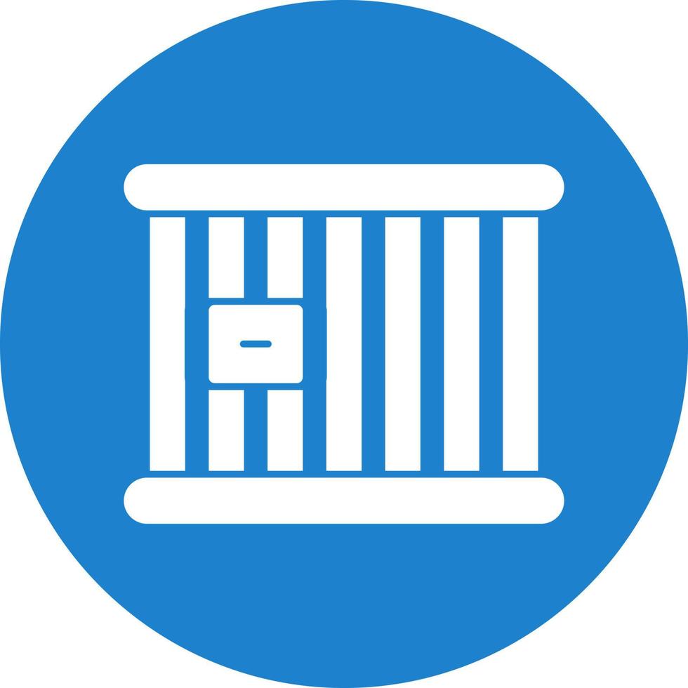 Prison Cell Vector Icon Design