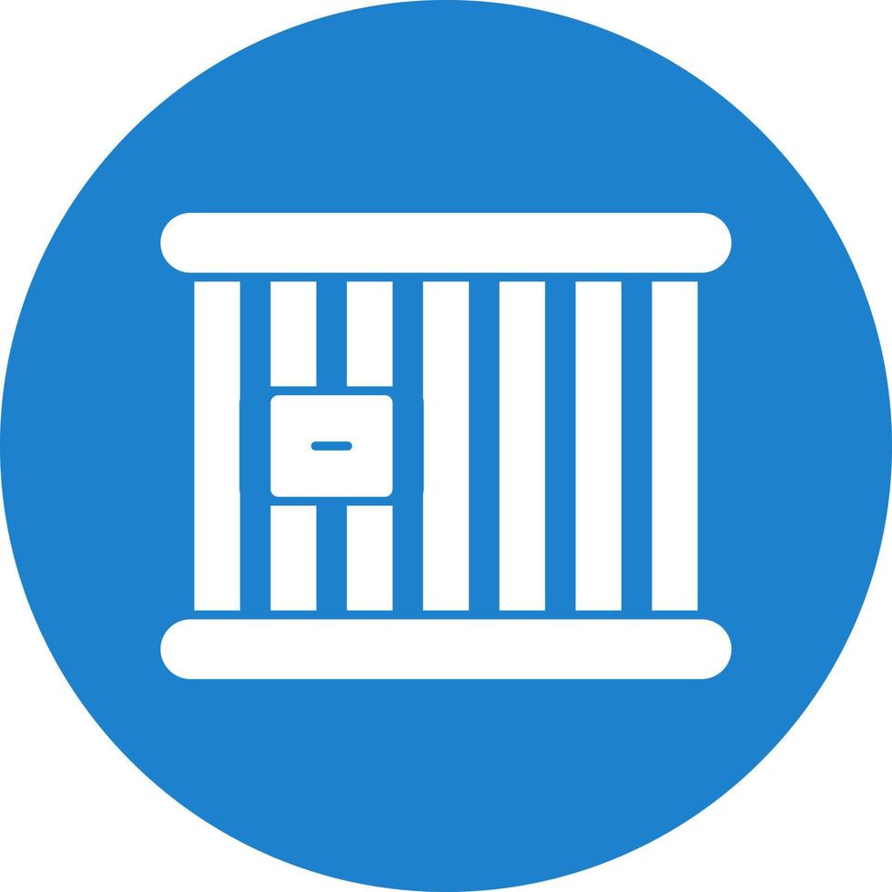 Prison Cell Vector Icon Design