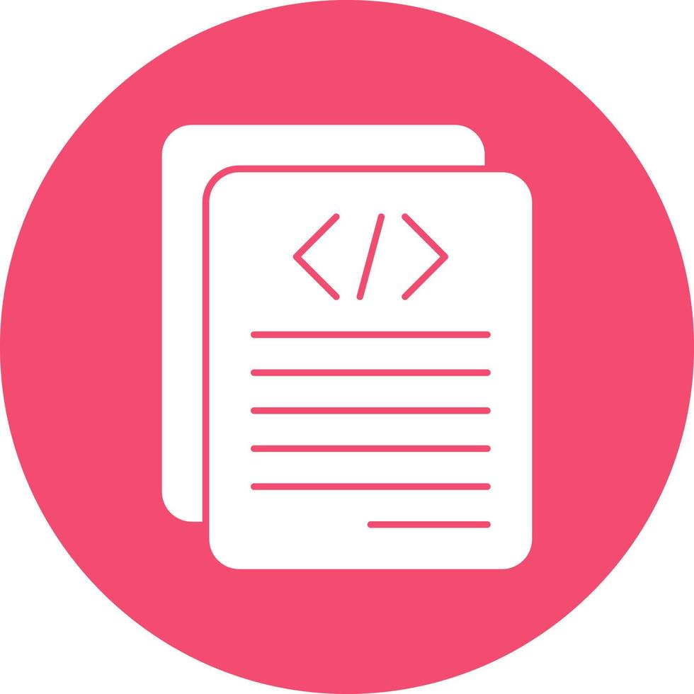 Script Vector Icon Design