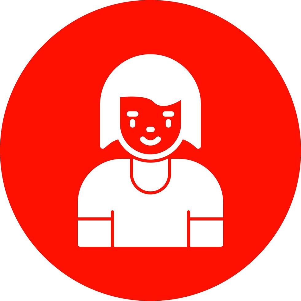 diseño de icono de vector de mujer