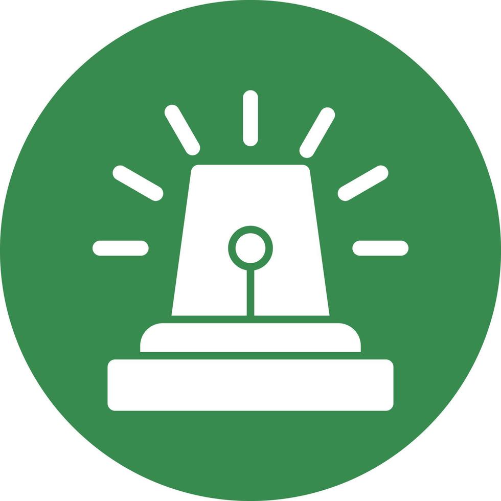 Security Alarm Vector Icon Design