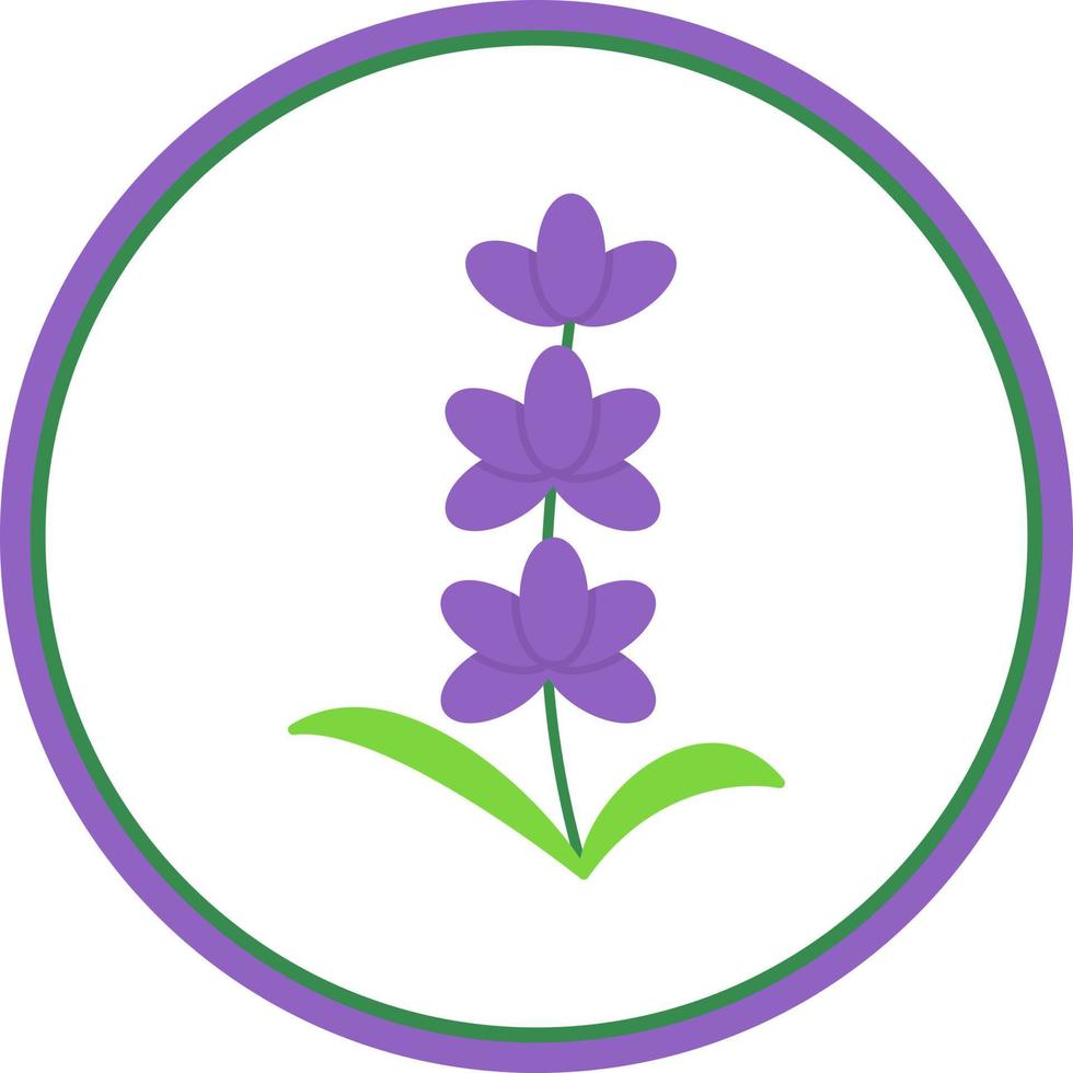 Lavender Vector Icon Design