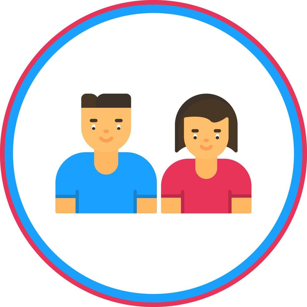 Couple Vector Icon Design