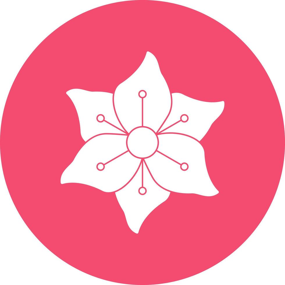 Gladiolus Vector Icon Design