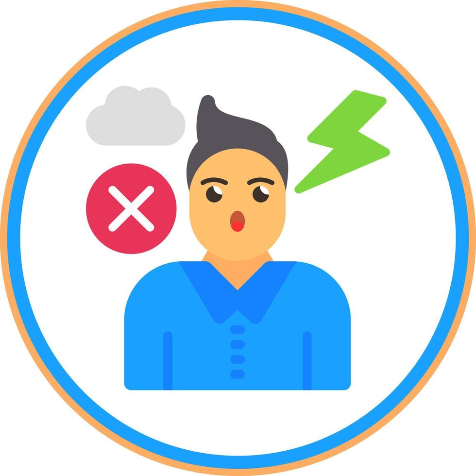 Anxiety Vector Icon Design