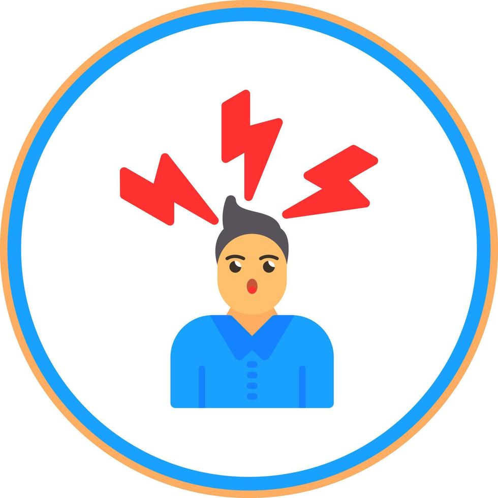 Headache Vector Icon Design