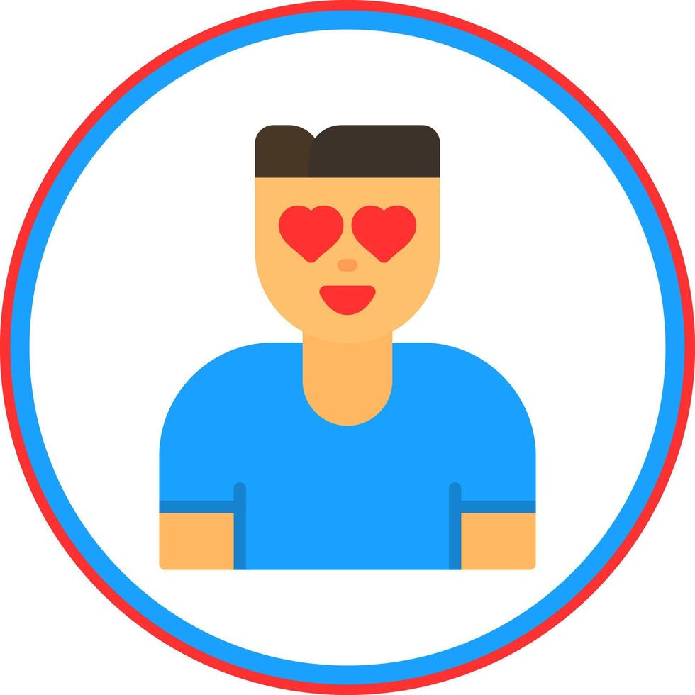 Fall In Love Vector Icon Design