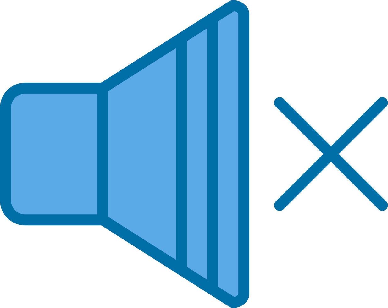 Mute Vector Icon Design