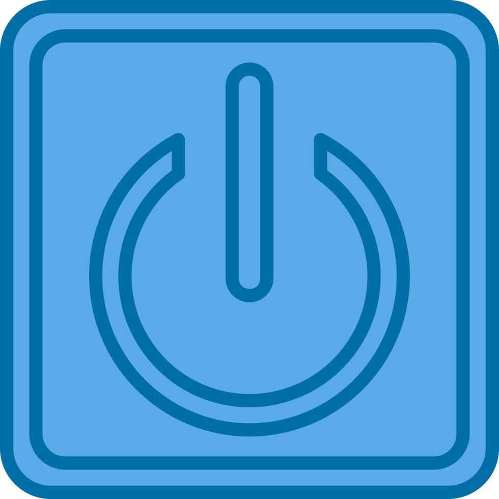 Power Button Vector Icon Design