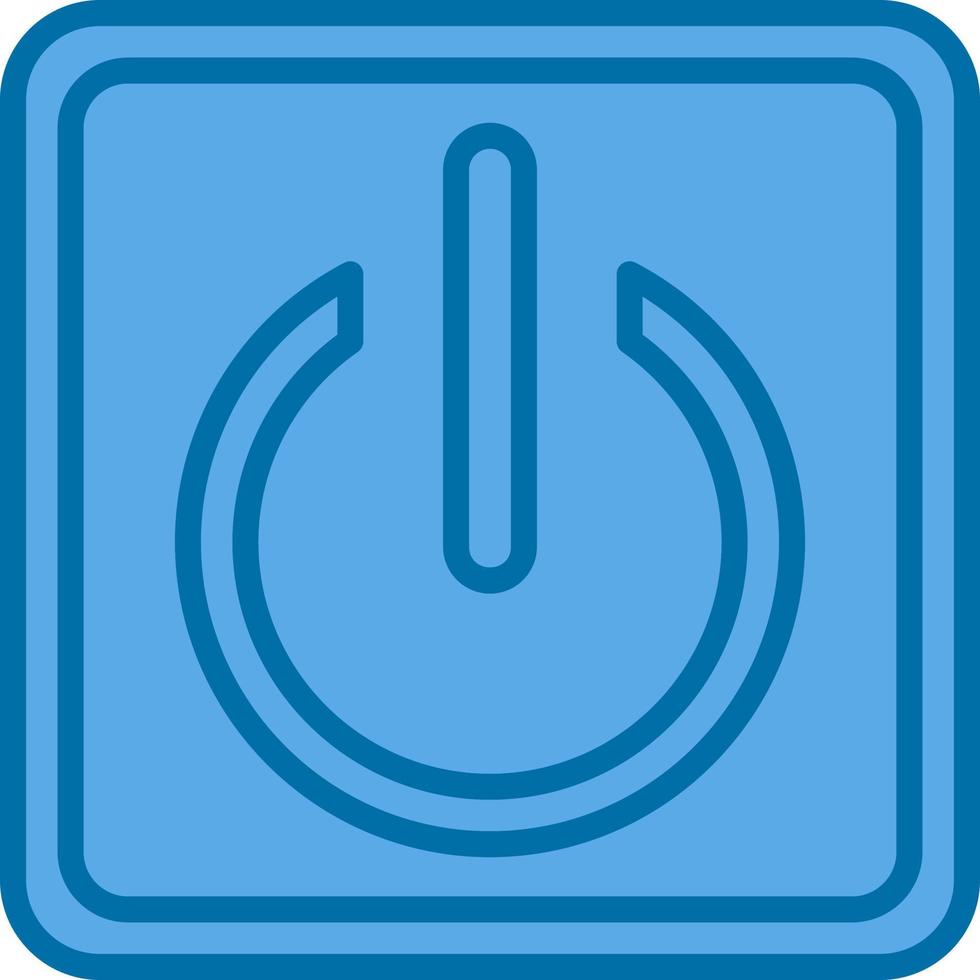 Power Button Vector Icon Design