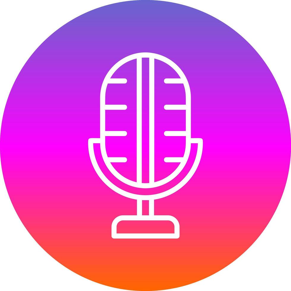 Mike Vector Icon Design