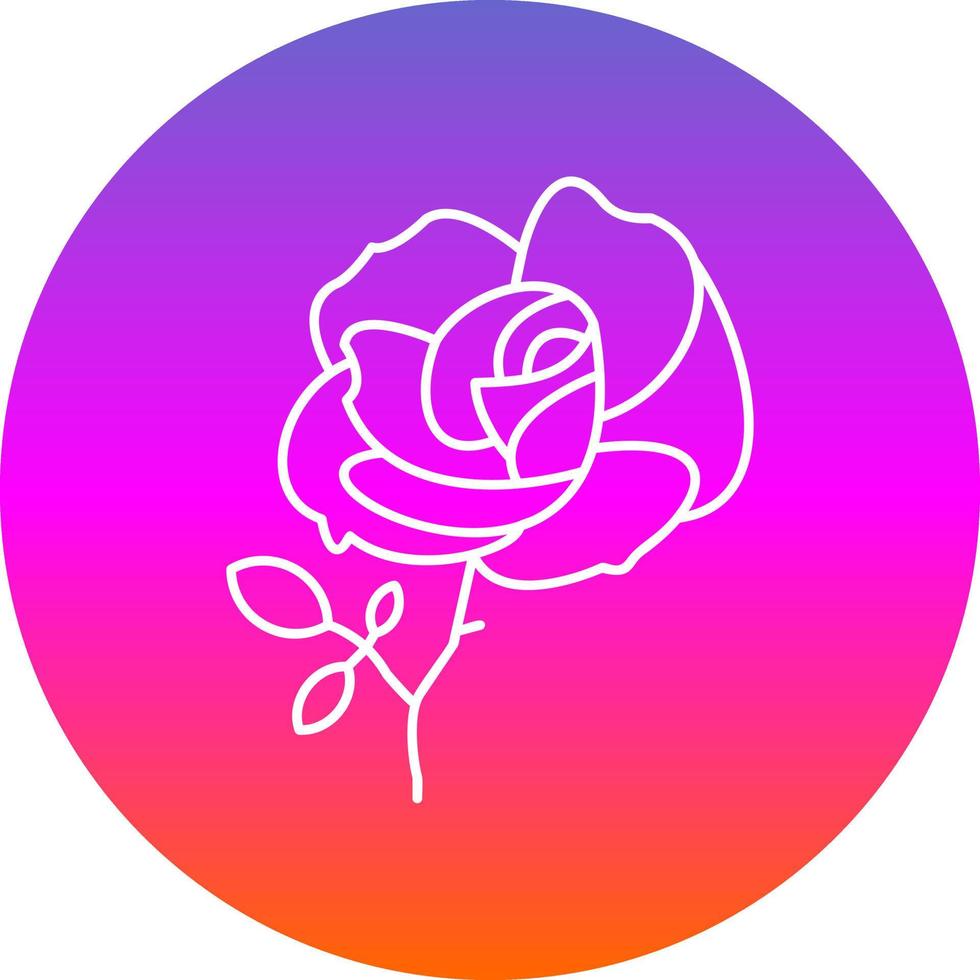 Rose Vector Icon Design