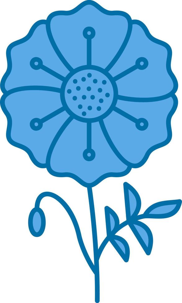 Poppy Vector Icon Design