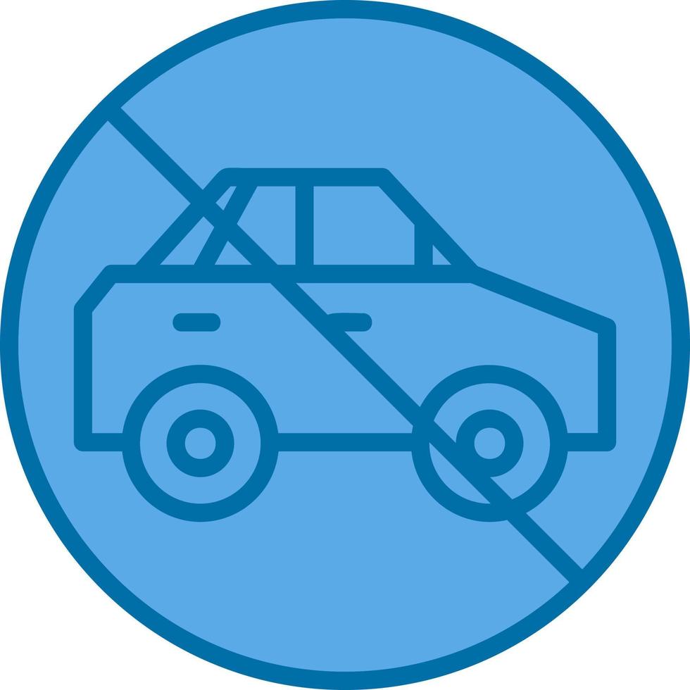 No Travelling Vector Icon Design