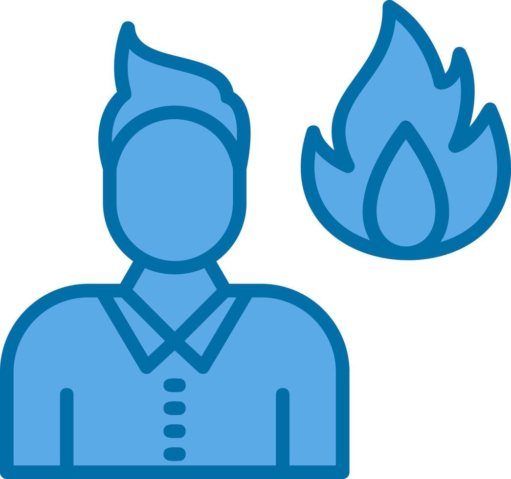 Burnout Vector Icon Design