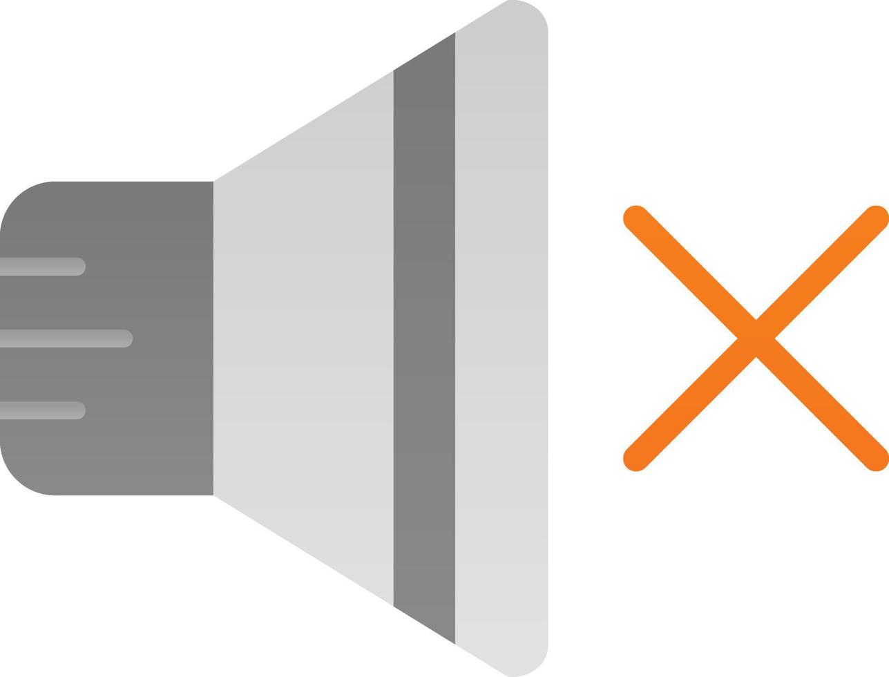 Mute Vector Icon Design
