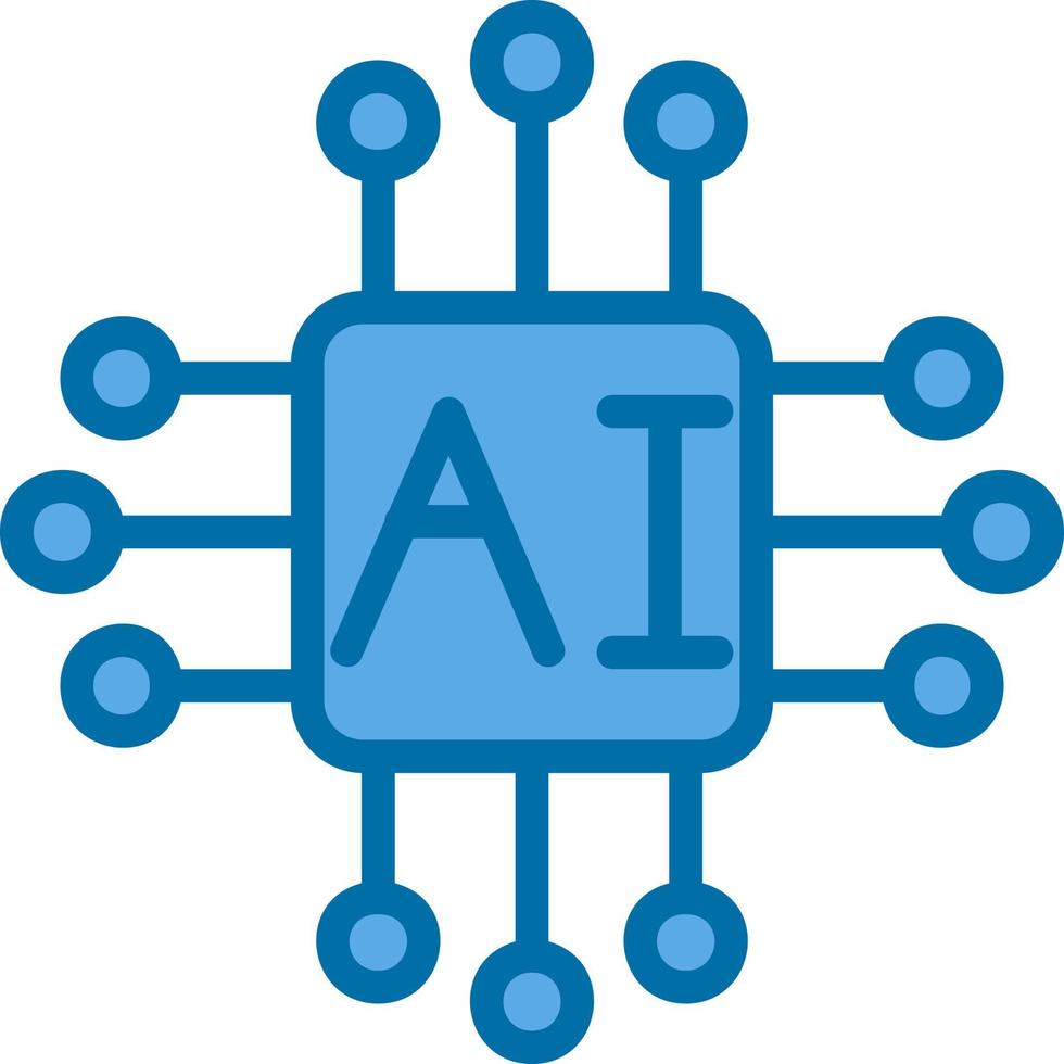 Artifical Intelligence Vector Icon Design