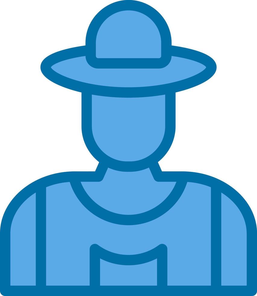 Farmer Vector Icon Design
