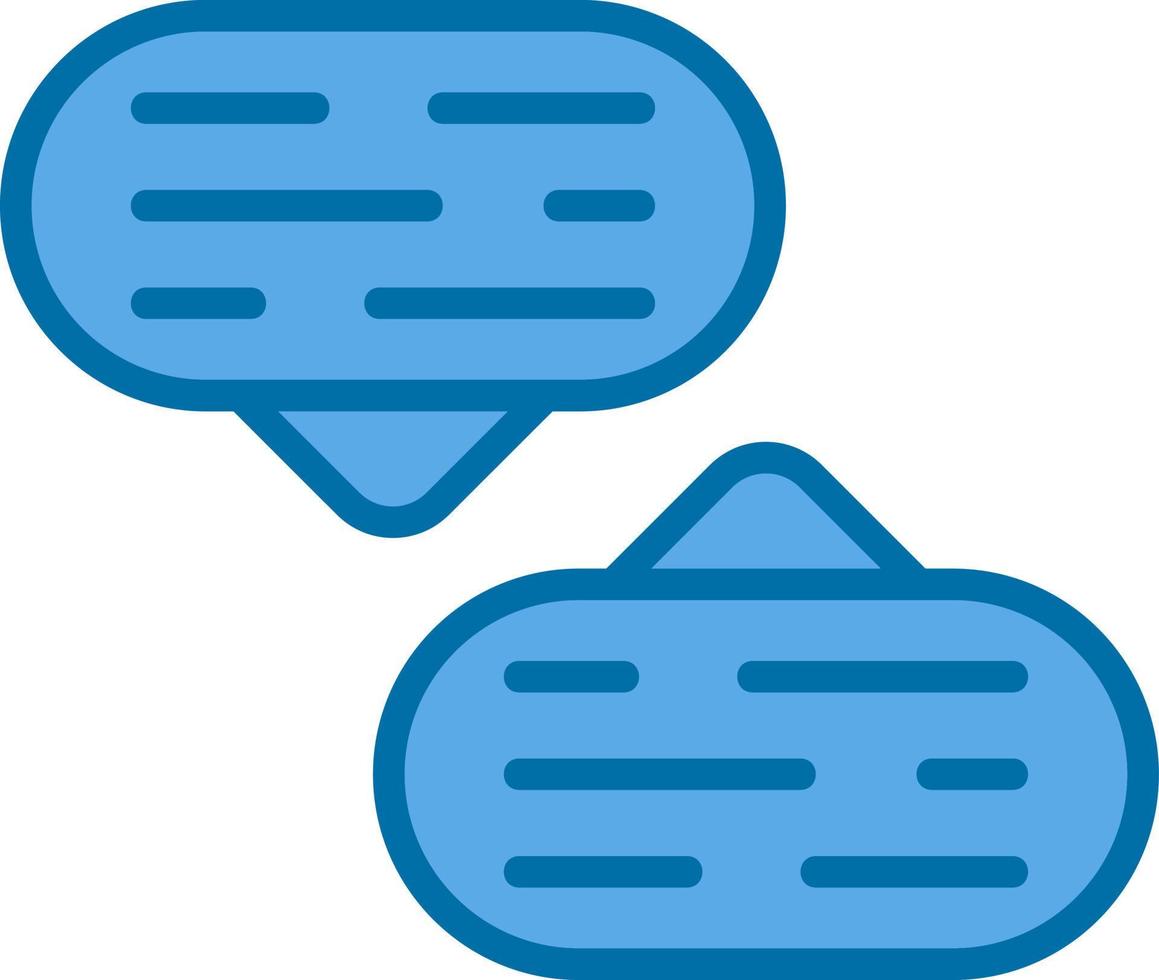 Conversation Vector Icon Design