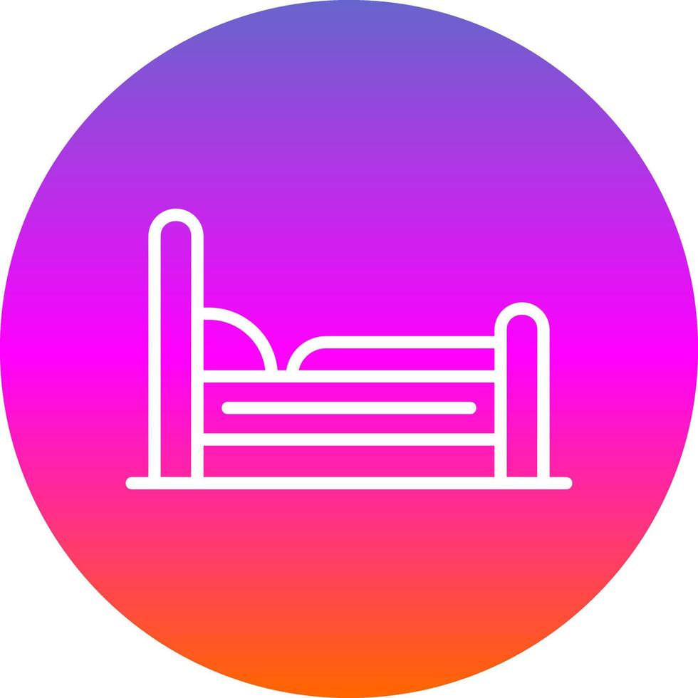 diseño de icono de vector de cama