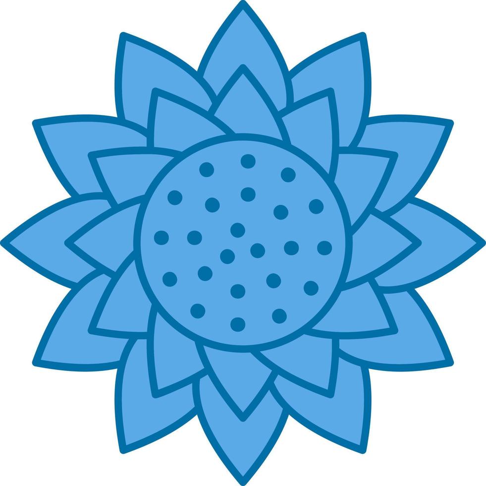 diseño de icono de vector de girasol