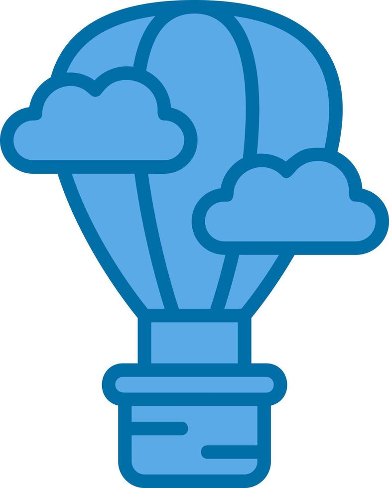 Air Balloon Vector Icon Design