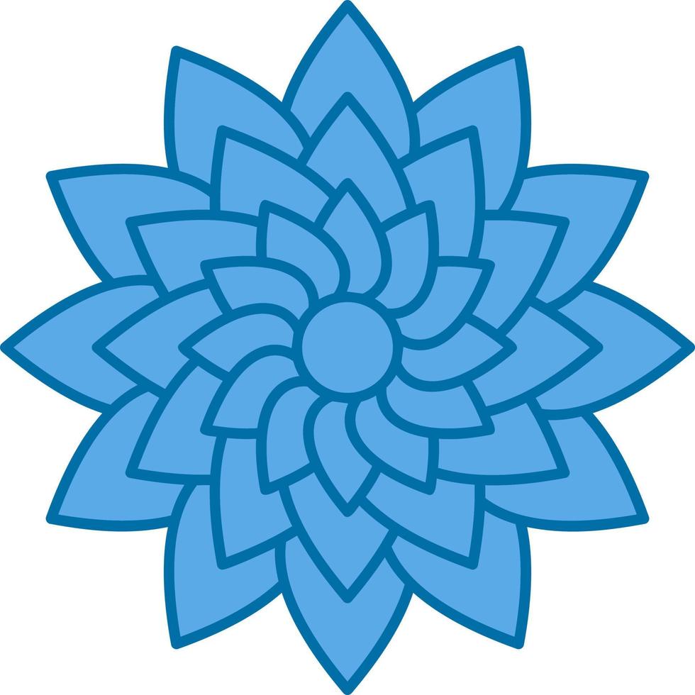 diseño de icono de vector de dalia