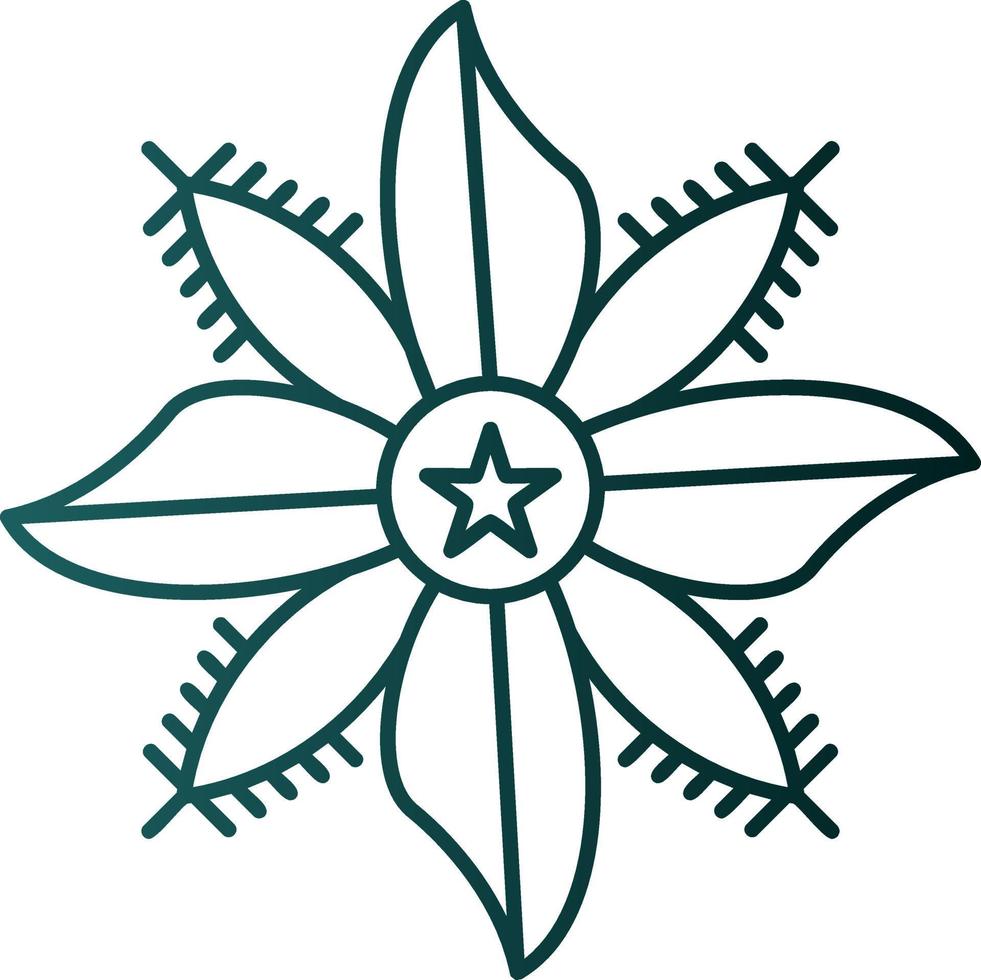 Borage Vector Icon Design
