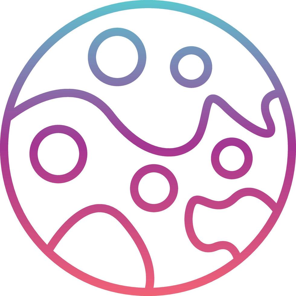 Mars Vector Icon