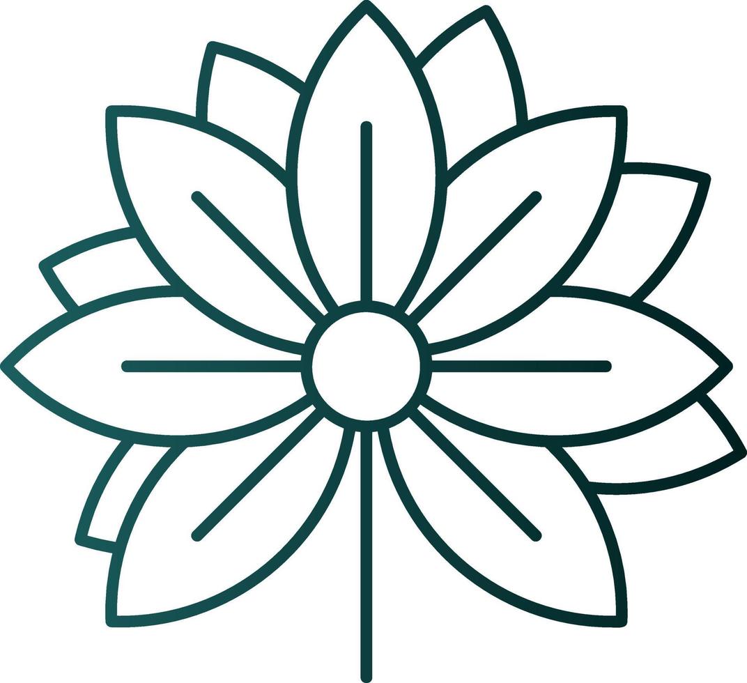 Lotus Flower Vector Icon Design
